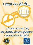 Raccolta occhiali usati - manifesto